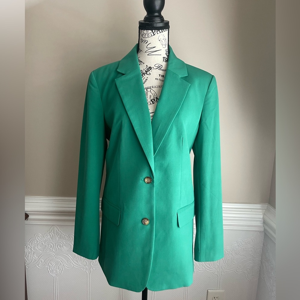 LOFT Green Blazer NWT